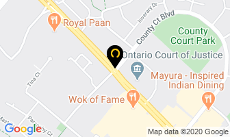 Elizabeth Fry Society in Brampton map