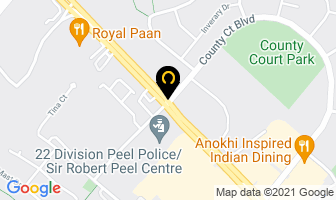 Elizabeth Fry Society-Court Program in Brampton map