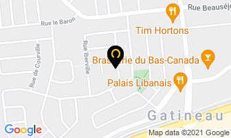 Elk Property Management in Gatineau map