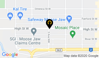 Elks Lodge No 7 in Moose Jaw map
