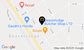 Elle Hair Design in Beaverlodge map