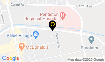 Ellis Creek Autobody in Penticton map