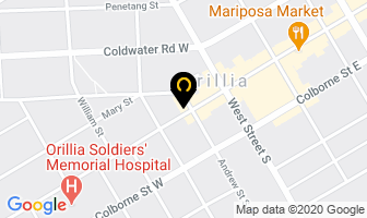 Ellis Hearing Aid Service in Orillia map