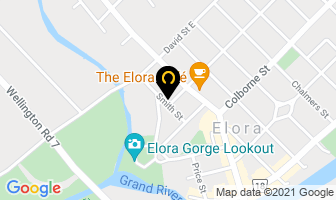 Elora Tours in Elora map