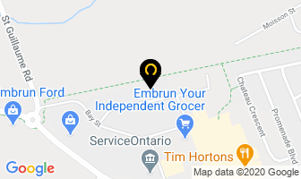 Embrun Sanitation Services in Embrun map