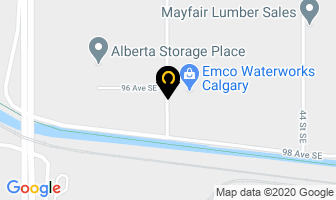 Emco Corporation Waterworks in Calgary map