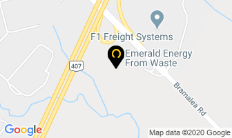 Emerald Energy From Waste Inc in Mississauga map