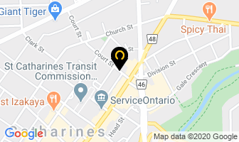Emergency Walk In Clinic in St. Catharines map