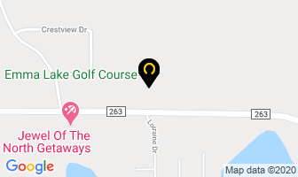 Emma Lake Golf Course in Christopher Lake map