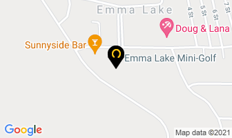 Emma Lake Mini Golf in Christopher Lake map