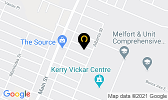 Emmanuel Baptist Church in Kitchener map