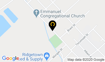 Emmanuel Congregational Church in Chatham-Kent map