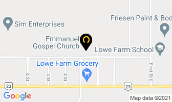 Emmanuel Gospel Church in Morris map