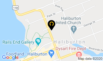 Emmerson Lumber Limited in Haliburton map