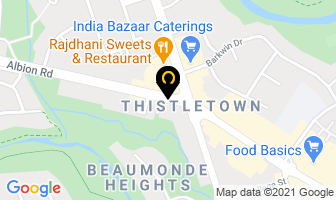 Employee Agency Office in Etobicoke map