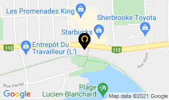 Encadrements Frontenac in Peterborough map