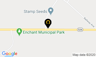 Enchant Senior Citizens Centre in Taber map