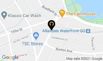 Endeavor Tattoo And Piercing in Barrie map