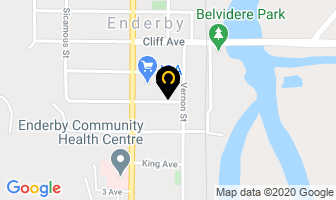 Enderby Rentals in Enderby map