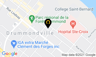 Ensoleilvent Inc in Drummondville map