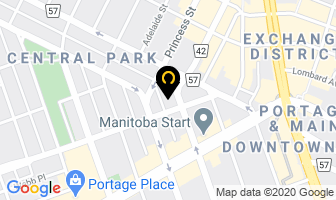 Enterprise Rent-A-Car in Winnipeg map