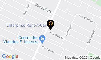 Enterprise Rent-A-Car in Longueuil map