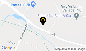 Enterprise Rent-A-Car in Mount Pearl map