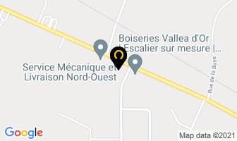 Enterprise Rent-A-Car in Val-d'Or map