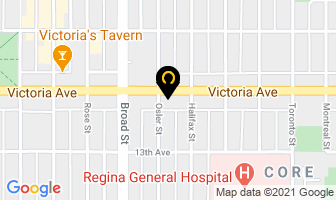Enterprise Rent-A-Car in Regina map