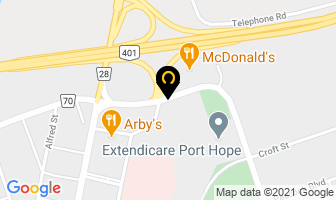 Enterprise Rent-A-Car in Port Hope map