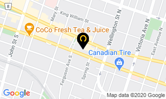 Enterprise Rent-A-Car in Hamilton map