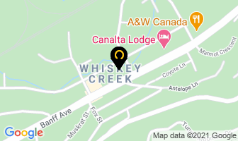 Enterprise Rent-A-Car in Banff map