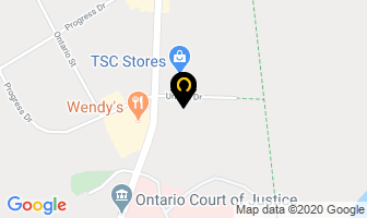 Enterprise Rent-A-Car in Orillia map