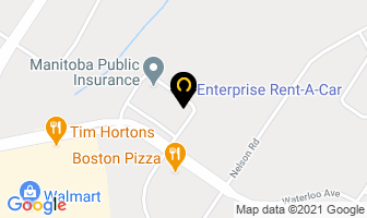 Enterprise Rent-A-Car in Thompson map