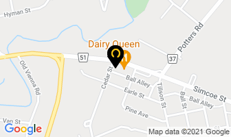 Enterprise Rent-A-Car in Tillsonburg map