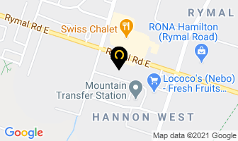 Enterprise Rent-A-Car in Hamilton map