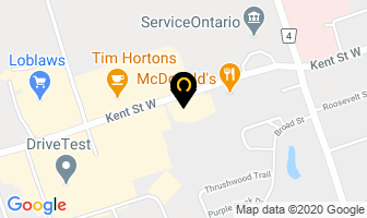 Enterprise Rent-A-Car in Lindsay map