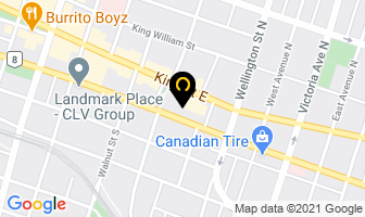 Enterprise Rent-A-Car in Hamilton map