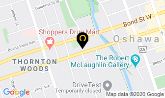 Enterprise Rent-A-Car in Oshawa map