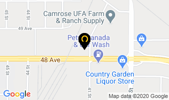 Enterprise Rent-A-Car in Camrose map