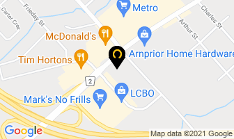 Enterprise Rent-A-Car in Hudson map