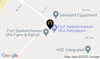 Enterprise Rent-A-Car in Fort Saskatchewan map