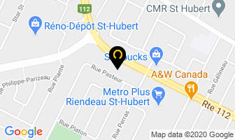 Enterprise Rent-A-Car in Longueuil map