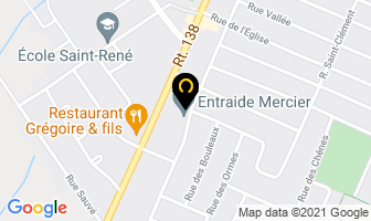 Entraide Mercier in Mercier map