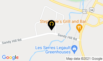 Entreposage Sandy Hill in Brossard map