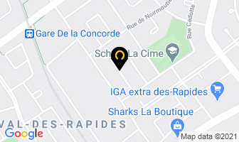 Entreprise Jlk Inc in Laval map