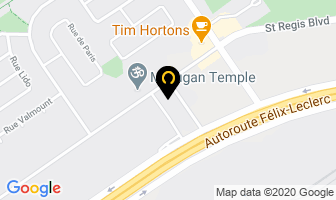 Entreprise Sticky Grafix in Dorval map