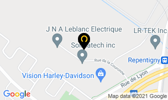 Entreprise Techline Inc in L'Assomption map