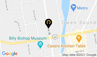 Enviro Masters Lawn Care in Owen Sound map