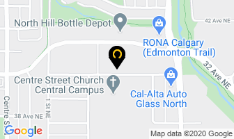 Environmental P in Calgary map
